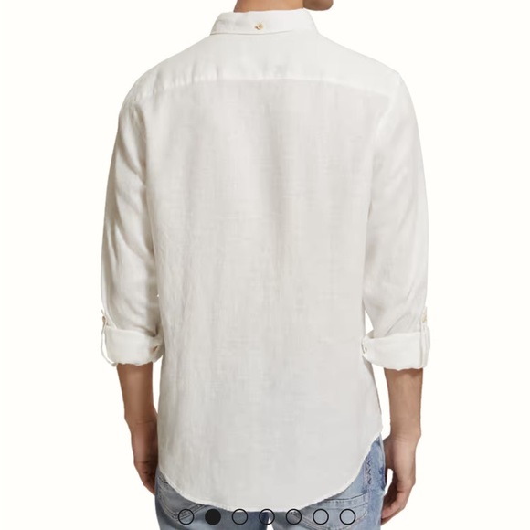 Scotch & Soda 100% linen button down - Picture 6 of 8